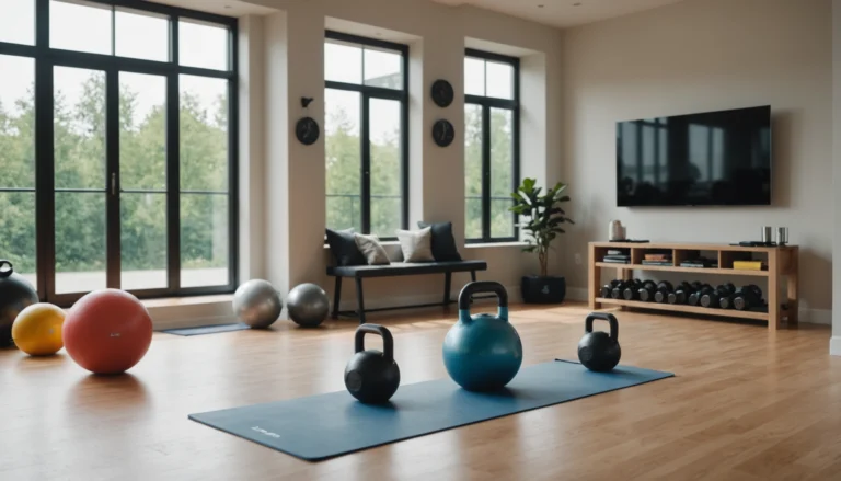 matériel de sport à la maison