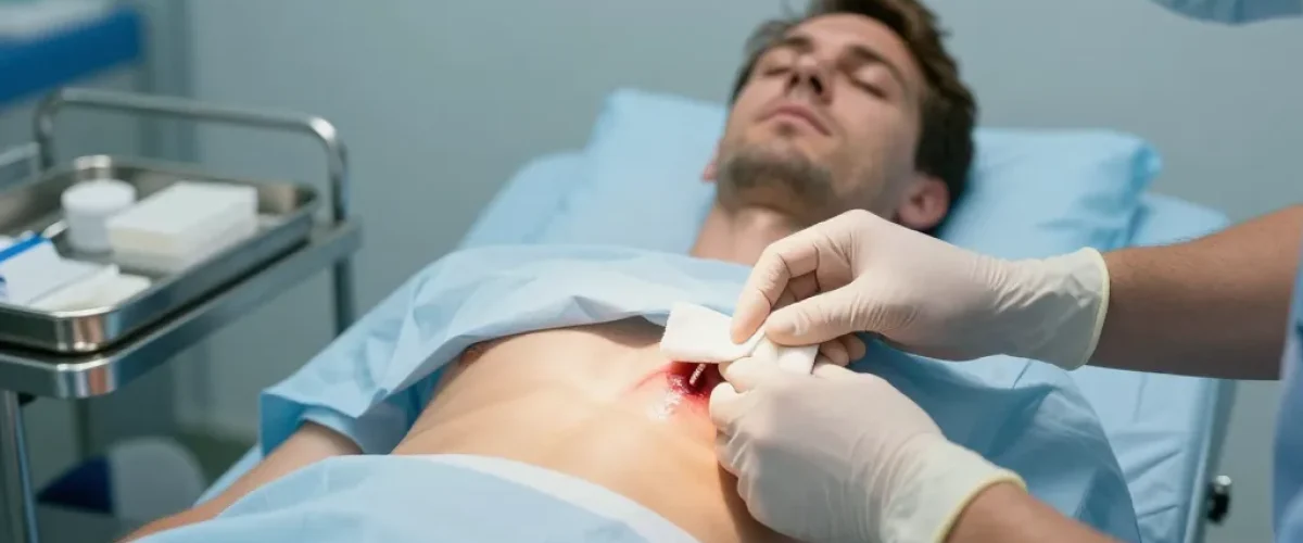 frein du gland coupé